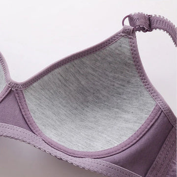 Cotton Push-Up Bra: Comfortable Support - Skin-Friendly