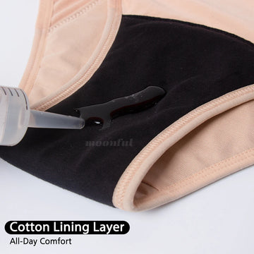 Cotton Menstrual Underwear for Women | Absorbent Pad, Leak-Proof Briefs