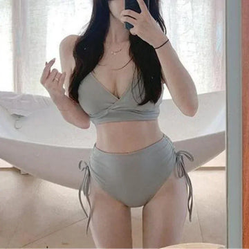 Korean-Inspired Micro Bikini Swimsuit Set for Women